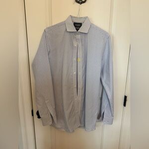 Bonobos Men's Slim Fit Blue Dress Shirt 16 x 36